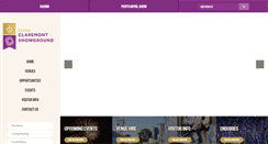 Desktop Screenshot of claremontshowground.com.au